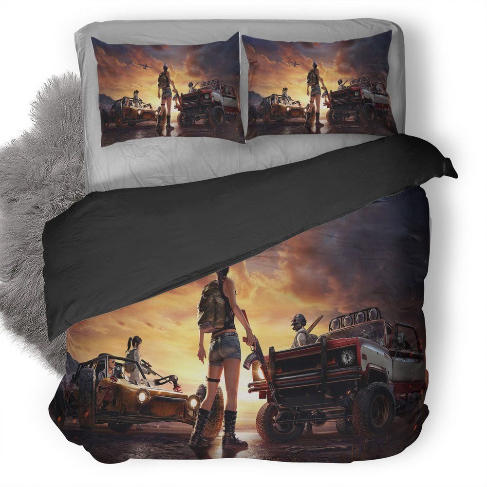 Playerunknown’S Battlegrounds 11 3D Customized Duvet Cover Bedding Set