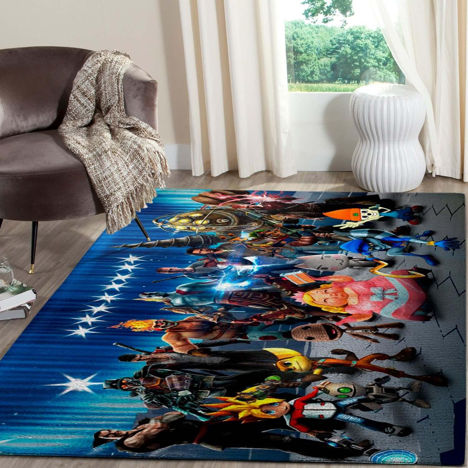 Playstation Area Rectangle Rug