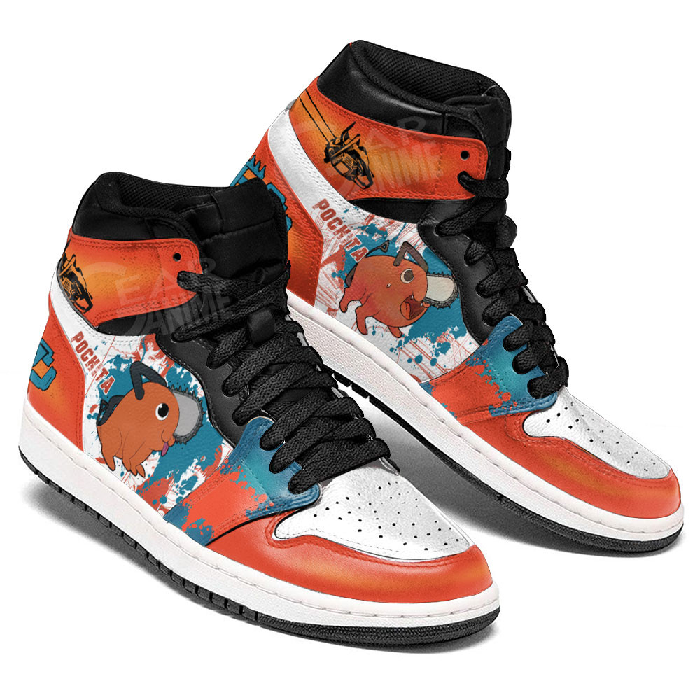 Pochita JD1s Sneakers Chainsaw Man Anime Great Shoes, Air Jordan Hightop