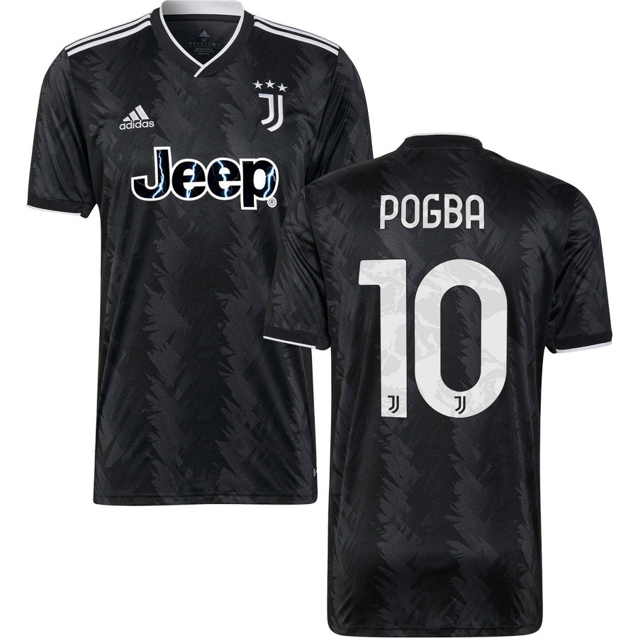 Pogba 10 Juventus Men 2022/23 Away Soccer Jersey – Black