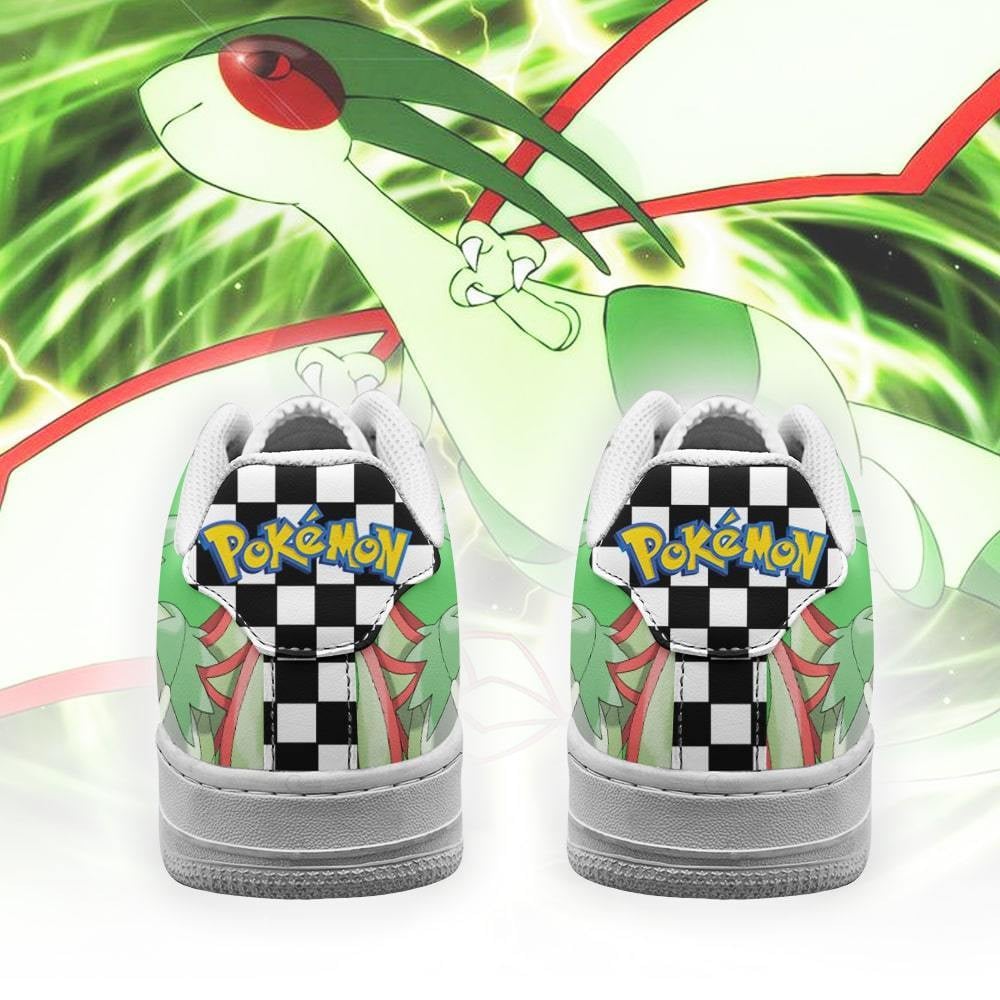 Poke Flygon Sneakers Checkerboard Custom Pokemon Shoes