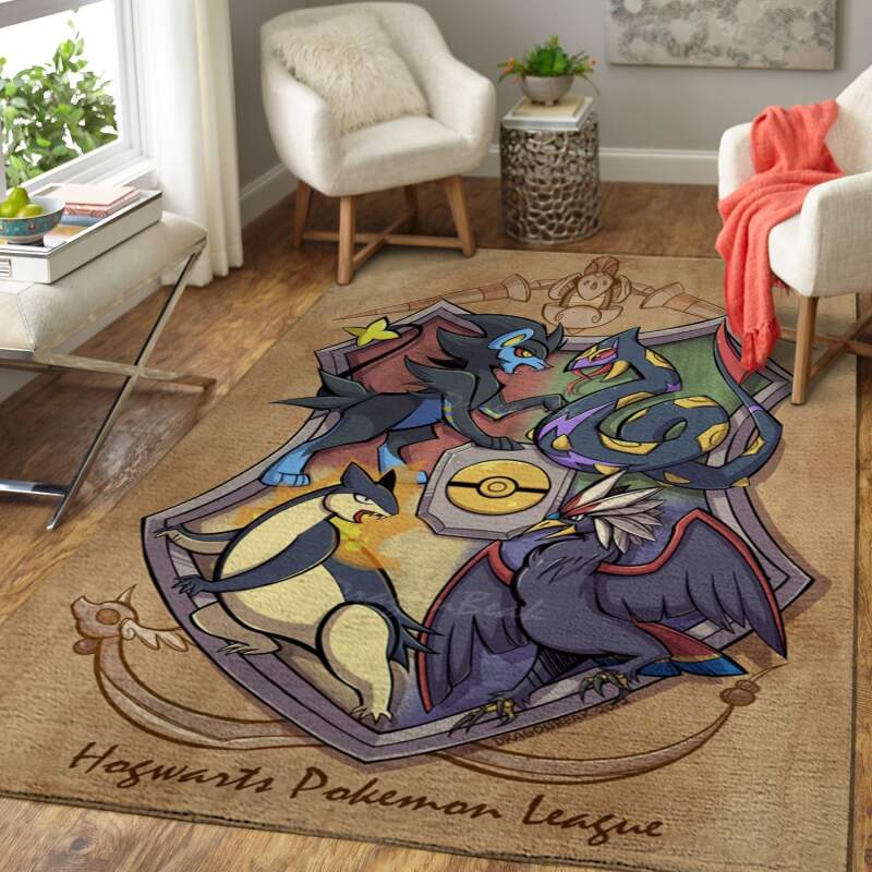 Pokemon Area Rectangle Rug