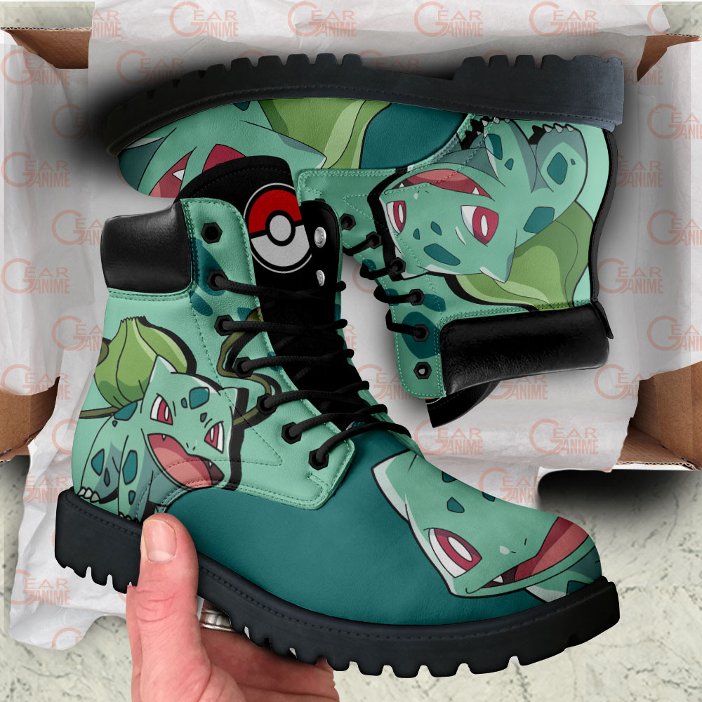 Pokemon Bulbasaur Boots Custom Anime Shoes