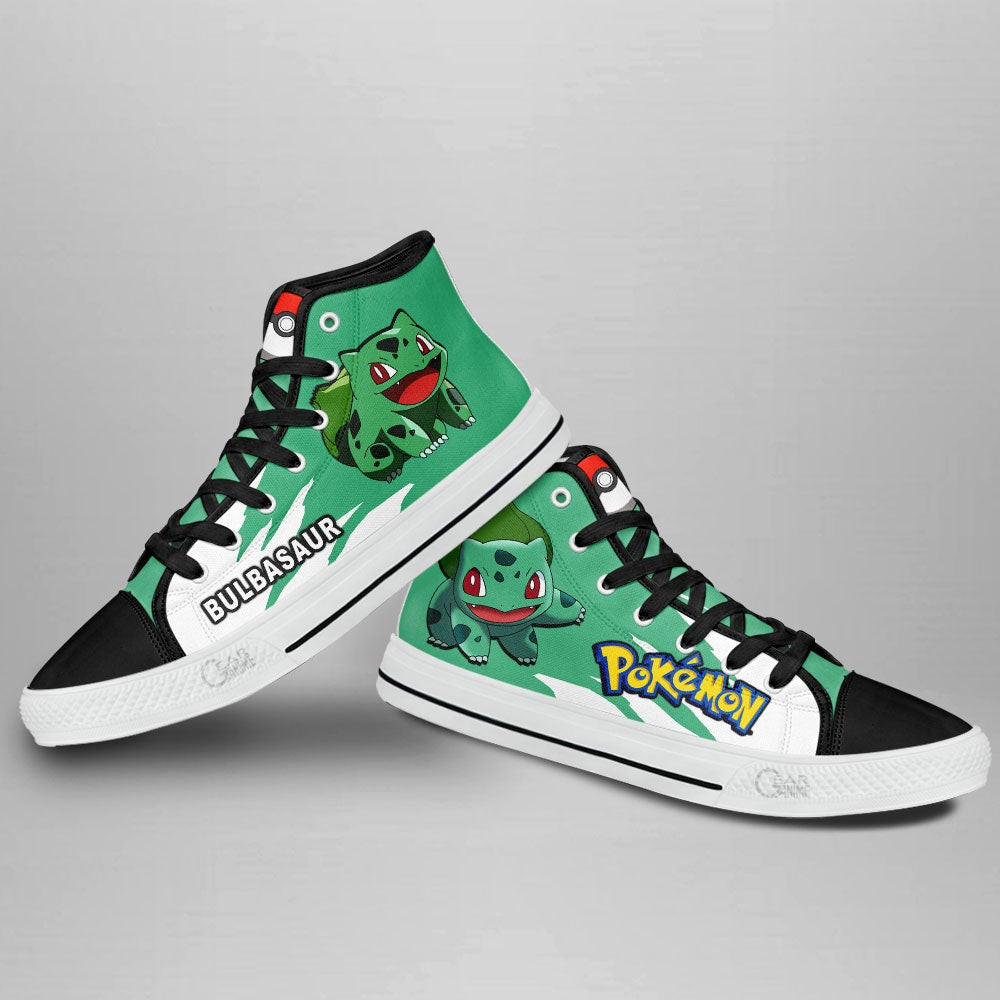 Pokemon Bulbasaur High Top Shoes Custom Anime Sneakers
