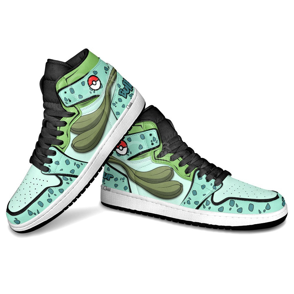 Pokemon Bulbasaur JD1s Sneakers Anime Shoes, Air Jordan Hightop