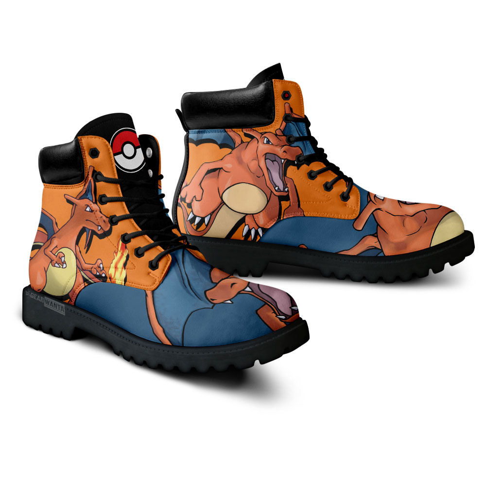 Pokemon Charizard Boots Custom Anime Shoes