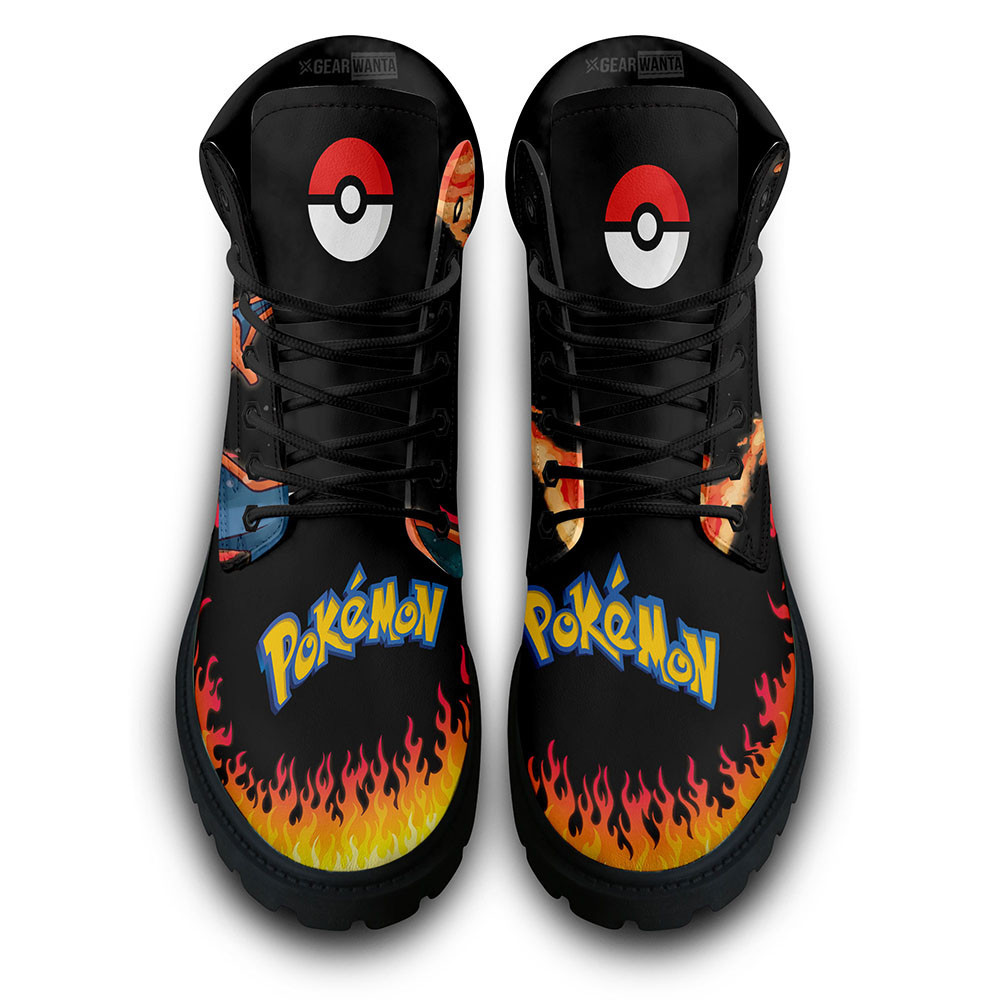 Pokemon Charizard Boots Custom Anime Shoes
