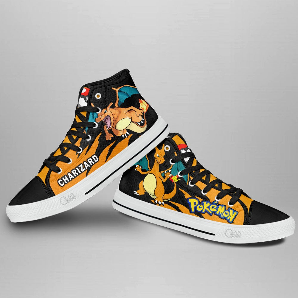 Pokemon Charizard High Top Shoes Custom Anime Sneakers