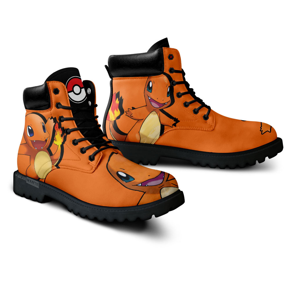 Pokemon Charmander Boots Custom Anime Shoes