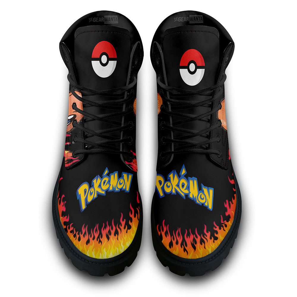 Pokemon Charmander Boots Custom Anime Shoes