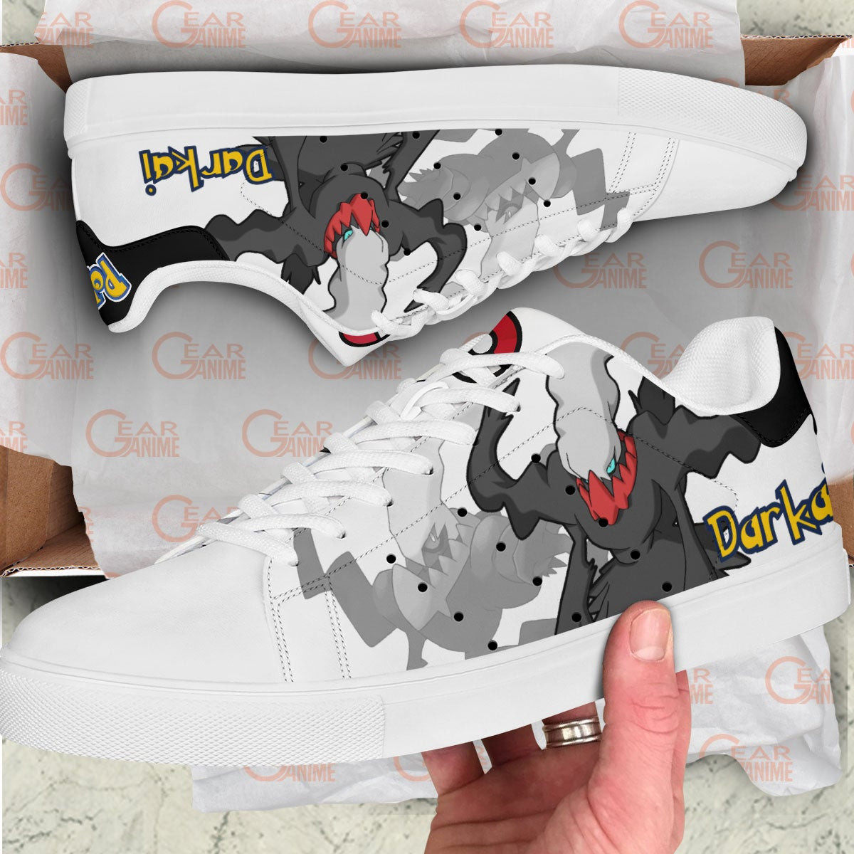 Pokemon Darkai Skate Sneakers Custom Anime Shoes