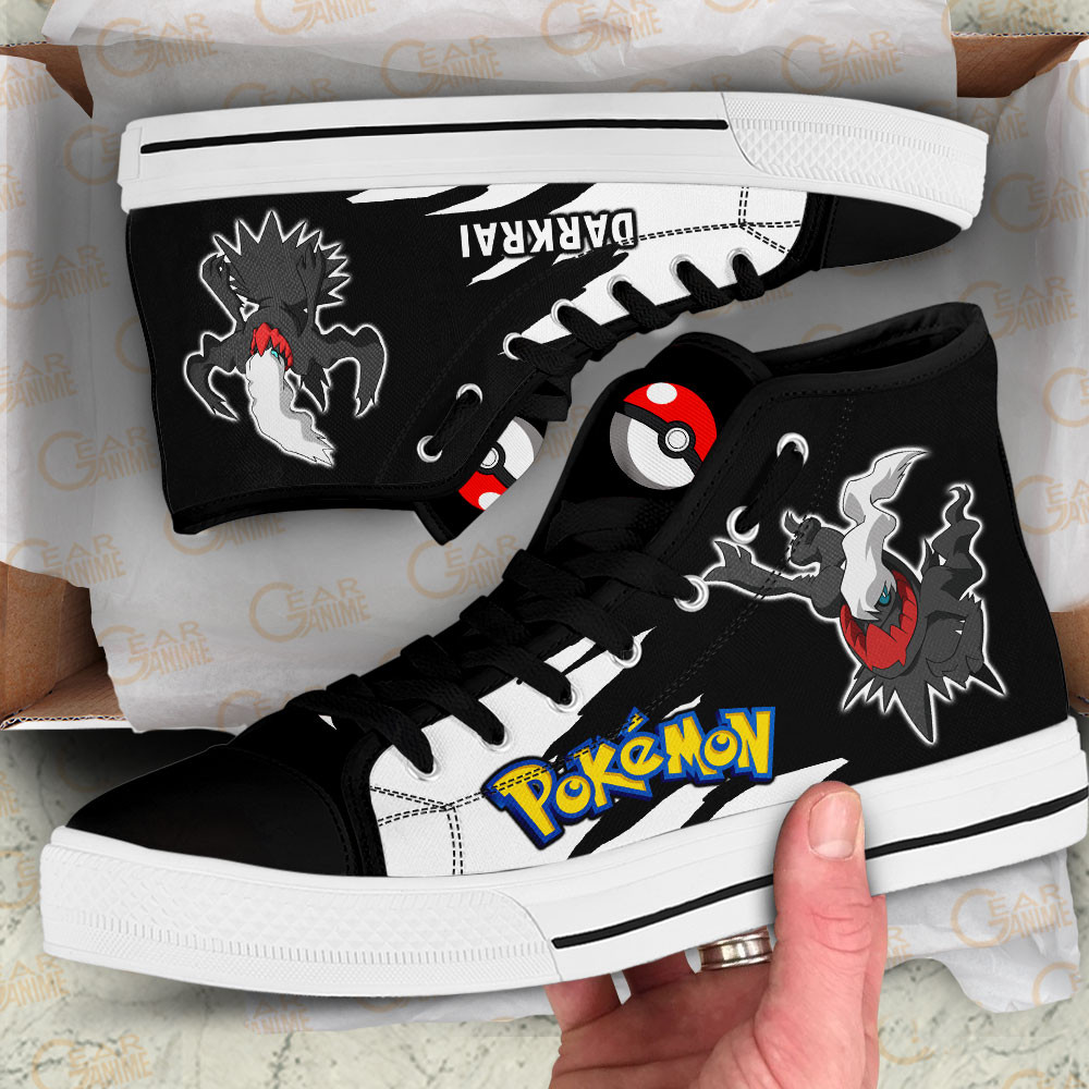 Pokemon Darkrai High Top Shoes Custom Anime Sneakers