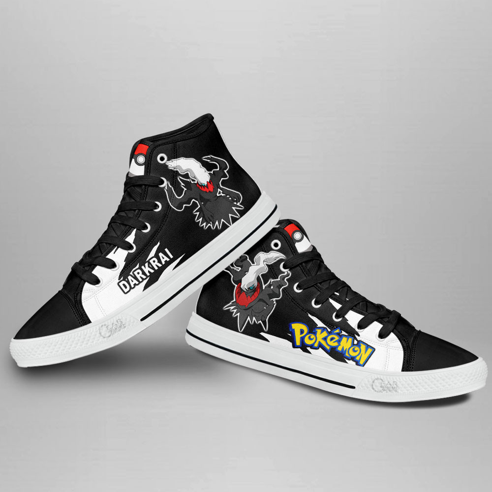 Pokemon Darkrai High Top Shoes Custom Anime Sneakers