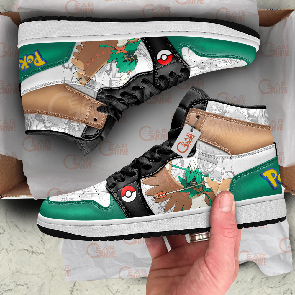 Pokemon Decidueye Manga Anime Shoes, Air Jordan Hightop