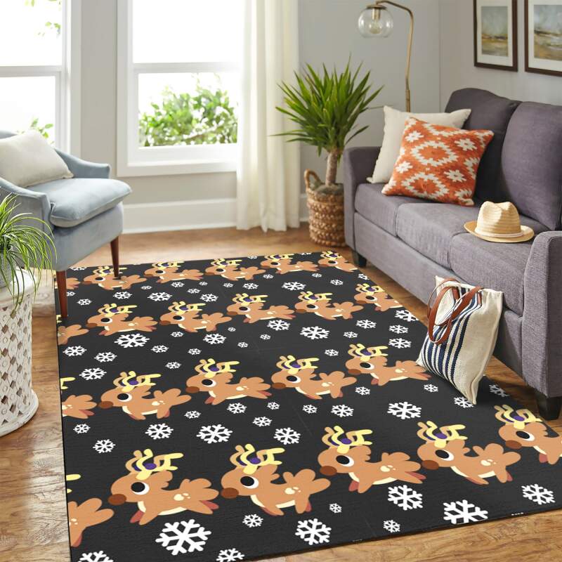 Pokemon Deer Pattern Carpet Floor Area Rectangle Rug