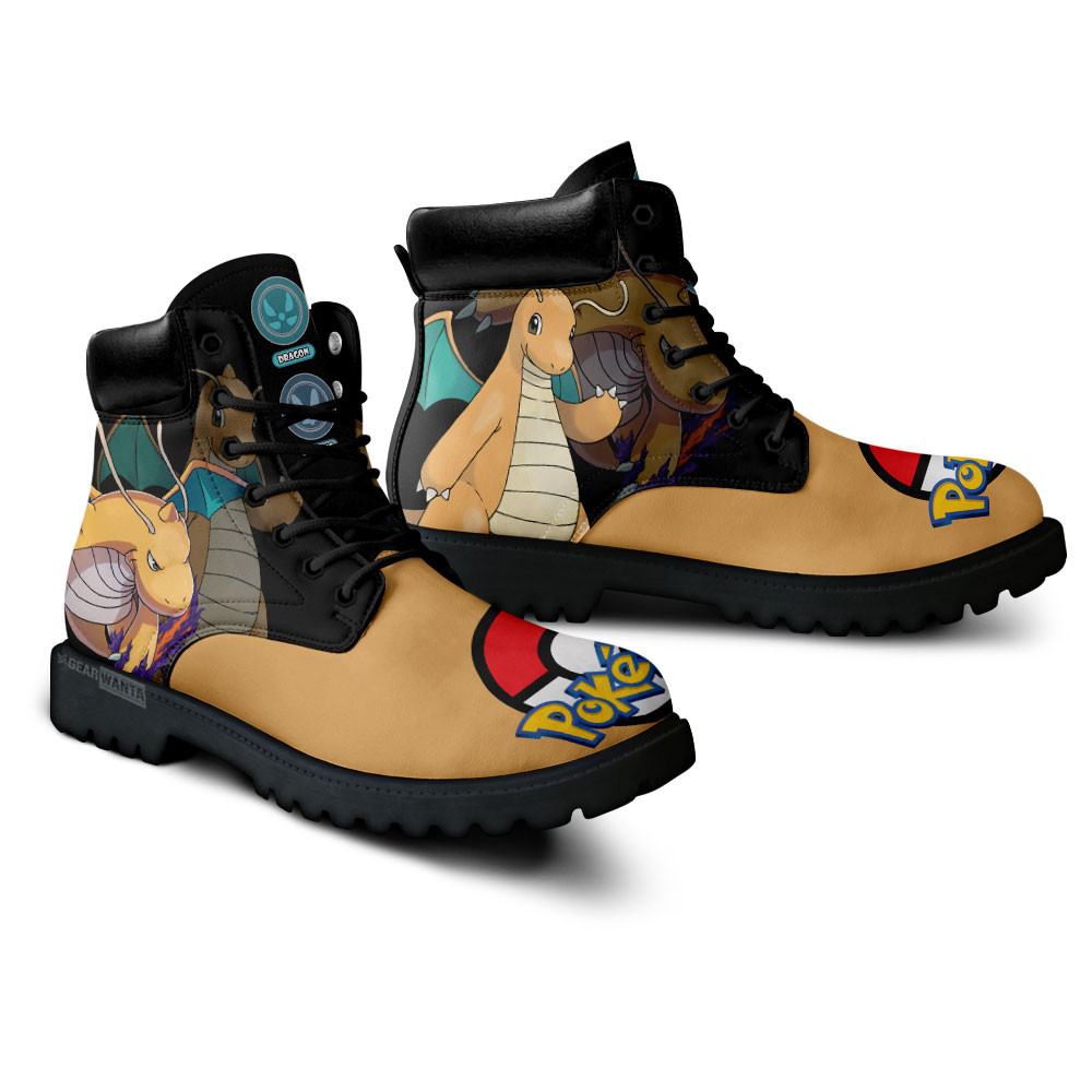 Pokemon Dragonite Boots Anime Custom Shoes