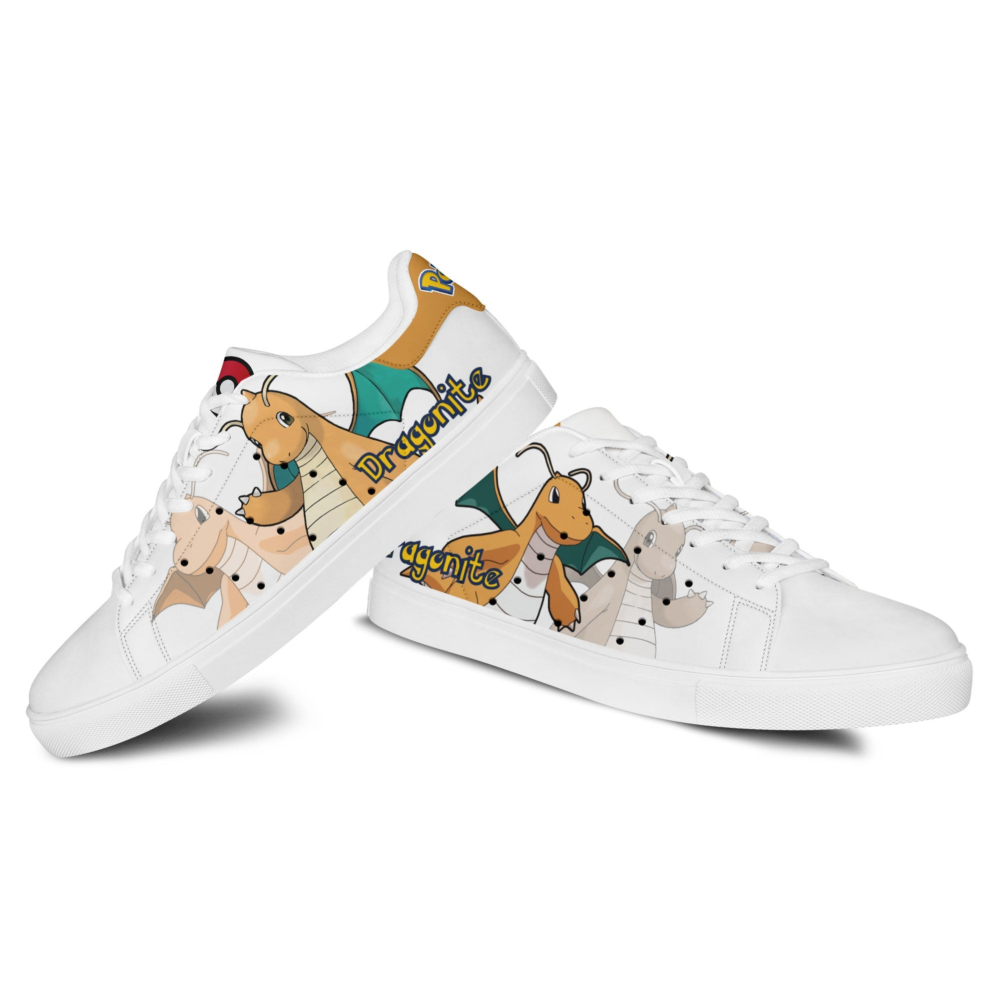 Pokemon Dragonite Skate Sneakers Custom Anime Shoes