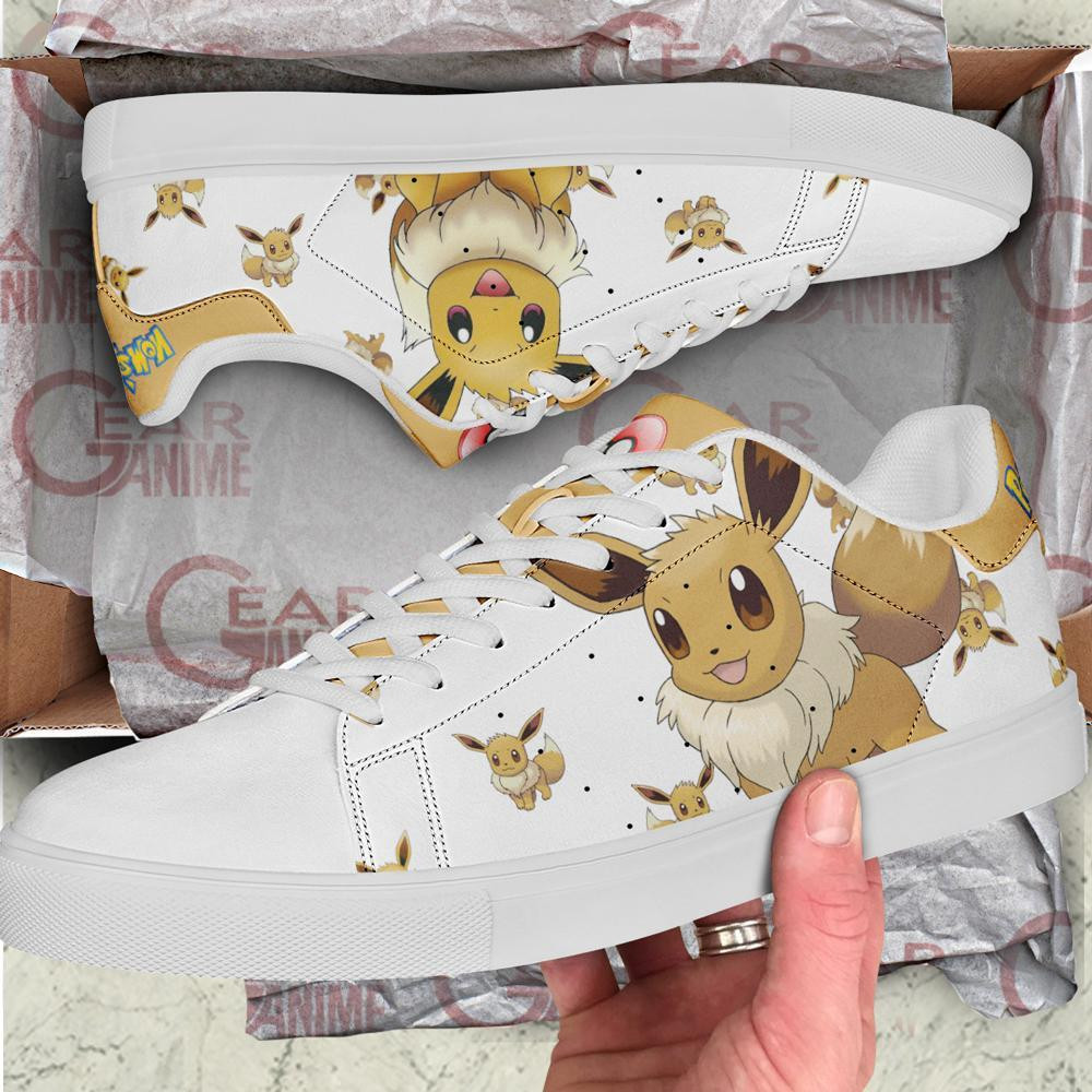 Pokemon Eevee Anime Skate Shoes Custom