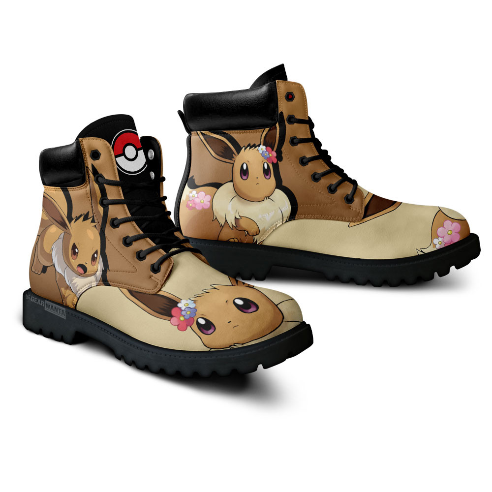Pokemon Eevee Boots Custom Anime Shoes
