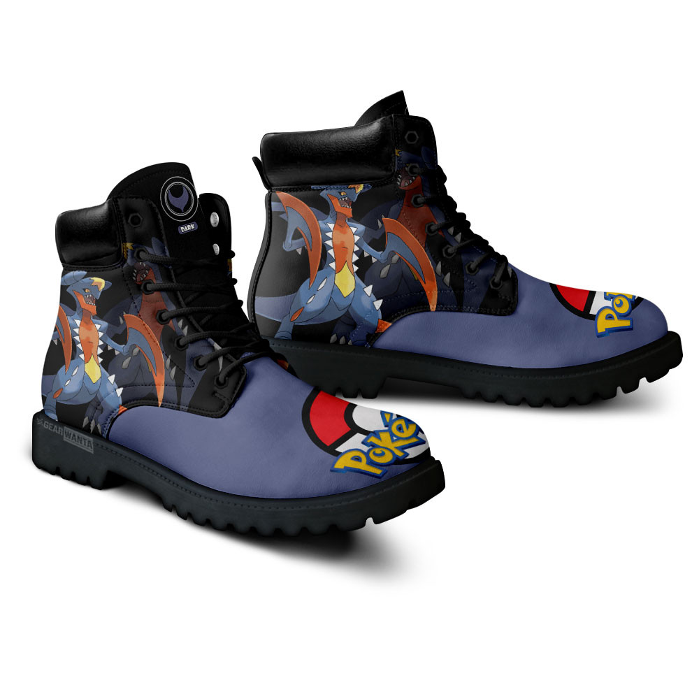 Pokemon Garchomp Boots Anime Custom Shoes