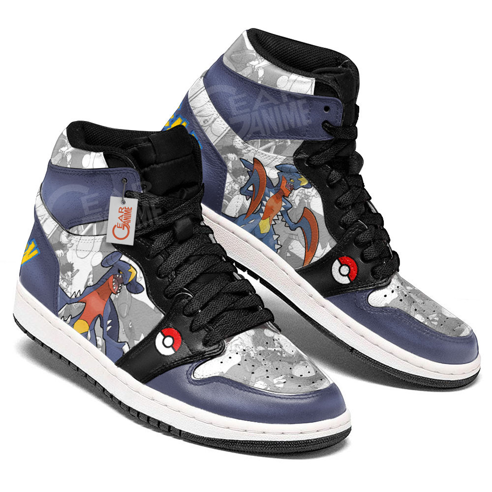 Pokemon Garchomp Manga Anime Shoes, Air Jordan Hightop