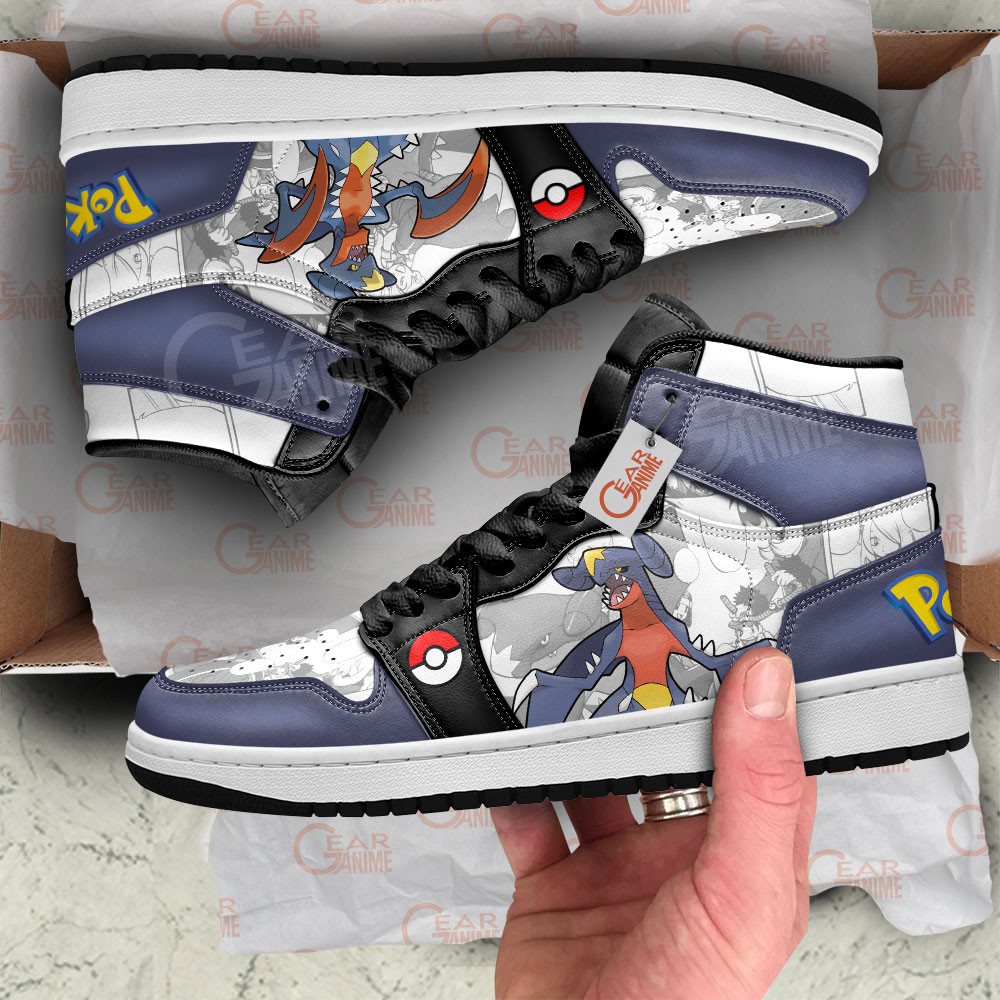 Pokemon Garchomp Manga Anime Shoes, Air Jordan Hightop