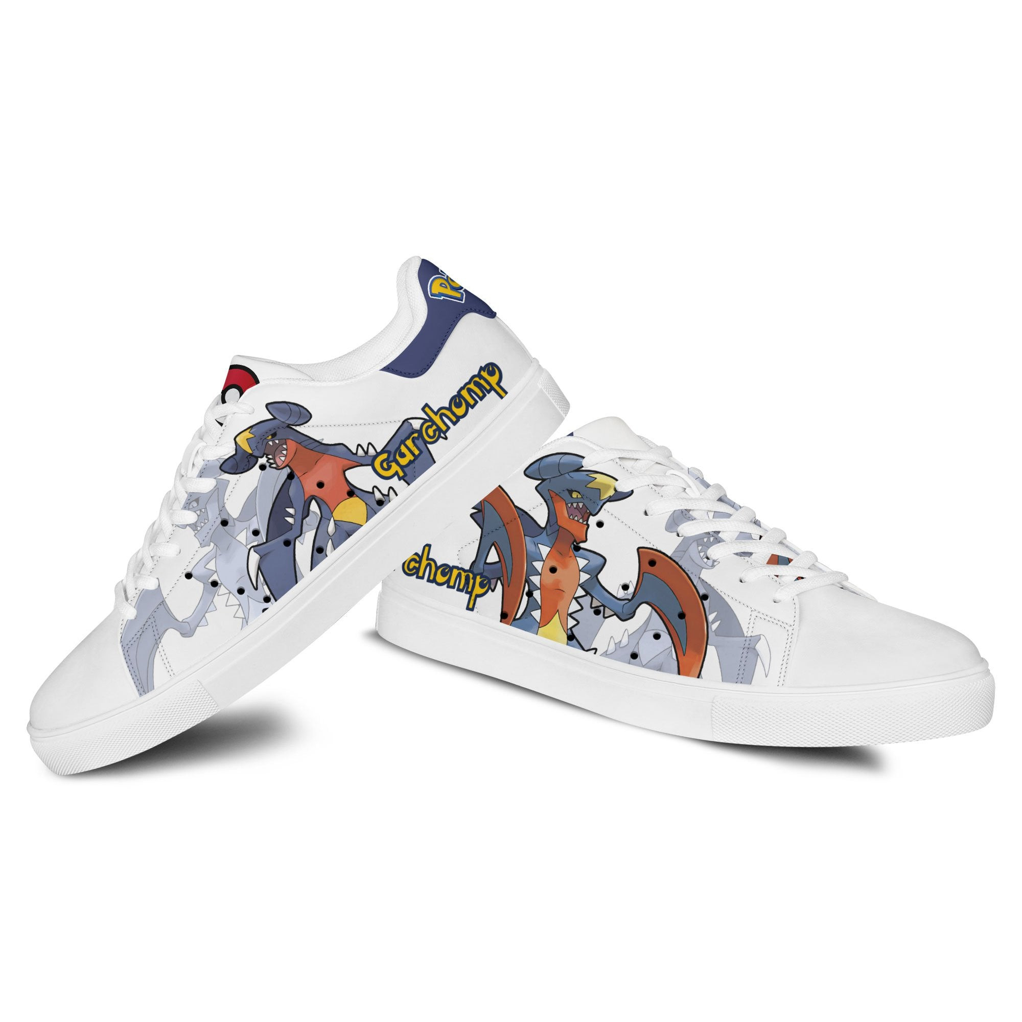 Pokemon Garchomp Skate Sneakers Custom Anime Shoes
