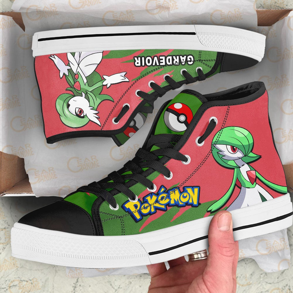 Pokemon Gardevoir High Top Shoes Custom Anime Sneakers