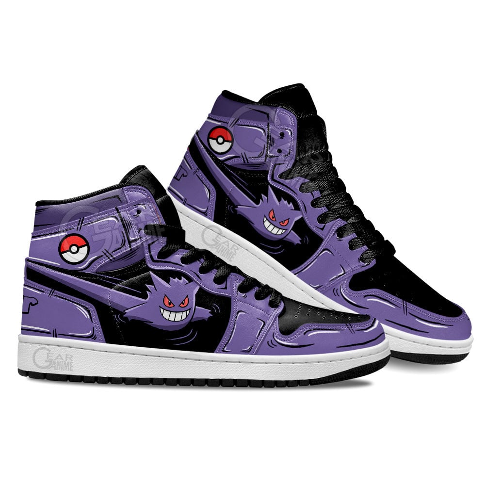 Pokemon Gengar Shoes For Anime Fans, Air Jordan Hightop