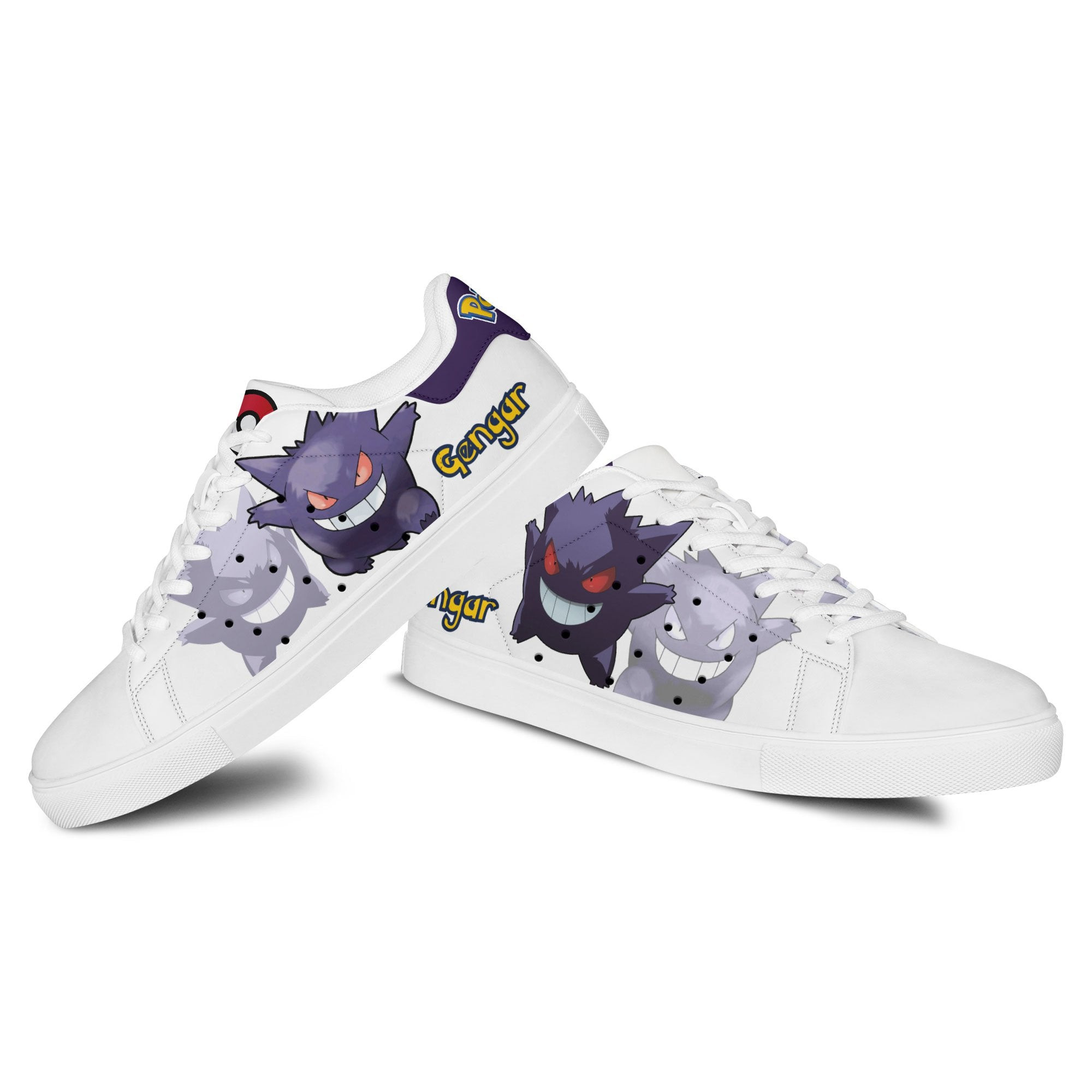 Pokemon Gengar Skate Sneakers Custom Anime Shoes