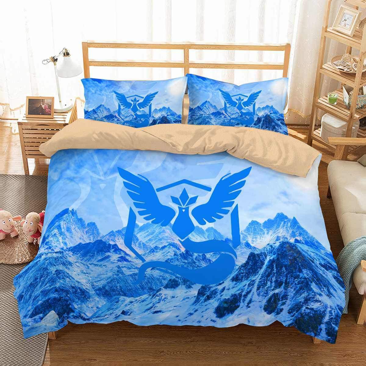 Pokemon Go 12 3D Customized Duvet Cover Bedding Set