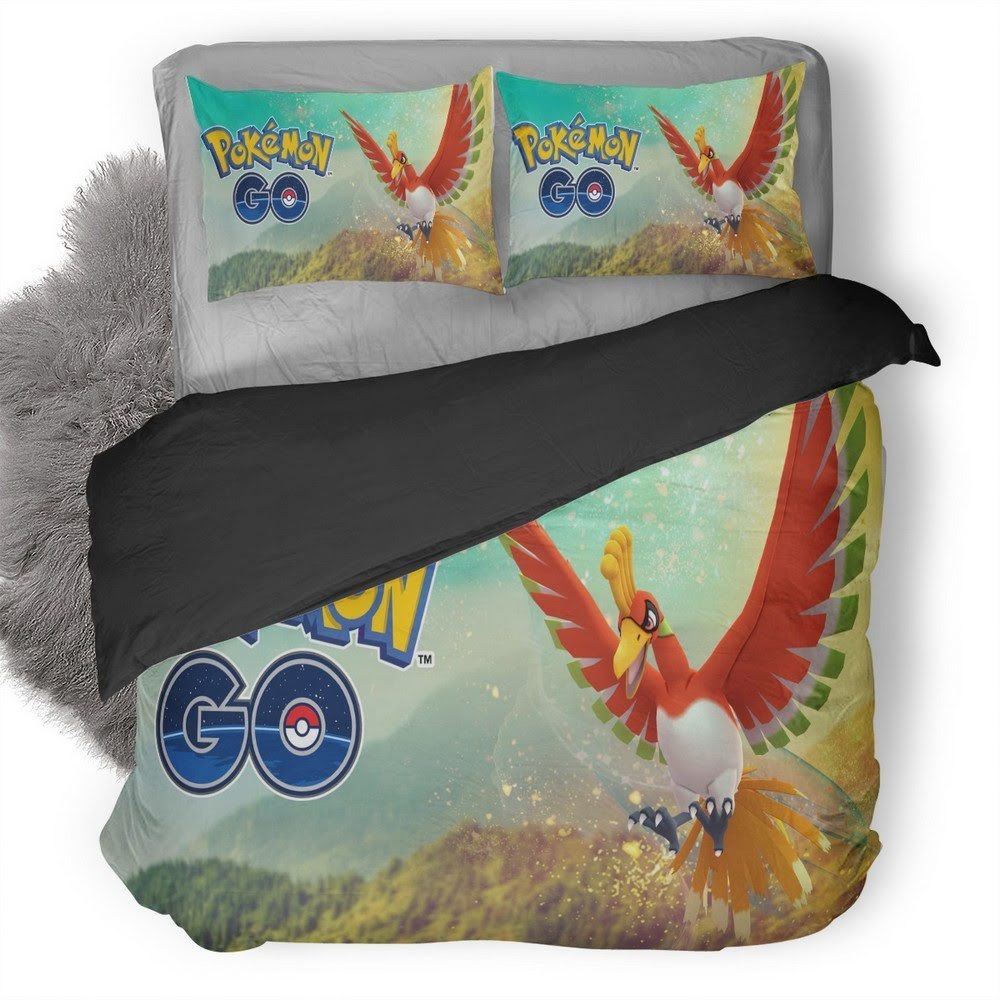 Pokemon Go 16 3D Customized Duvet Cover Bedding Set