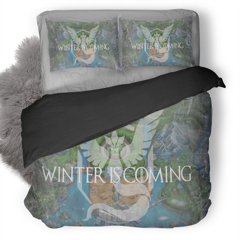 Pokemon Go 32 3D Customized Duvet Cover Bedding Set