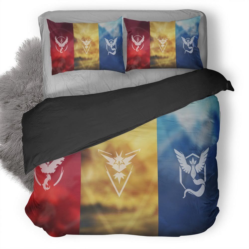 Pokemon Go 3 3D Customized Duvet Cover Bedding Set