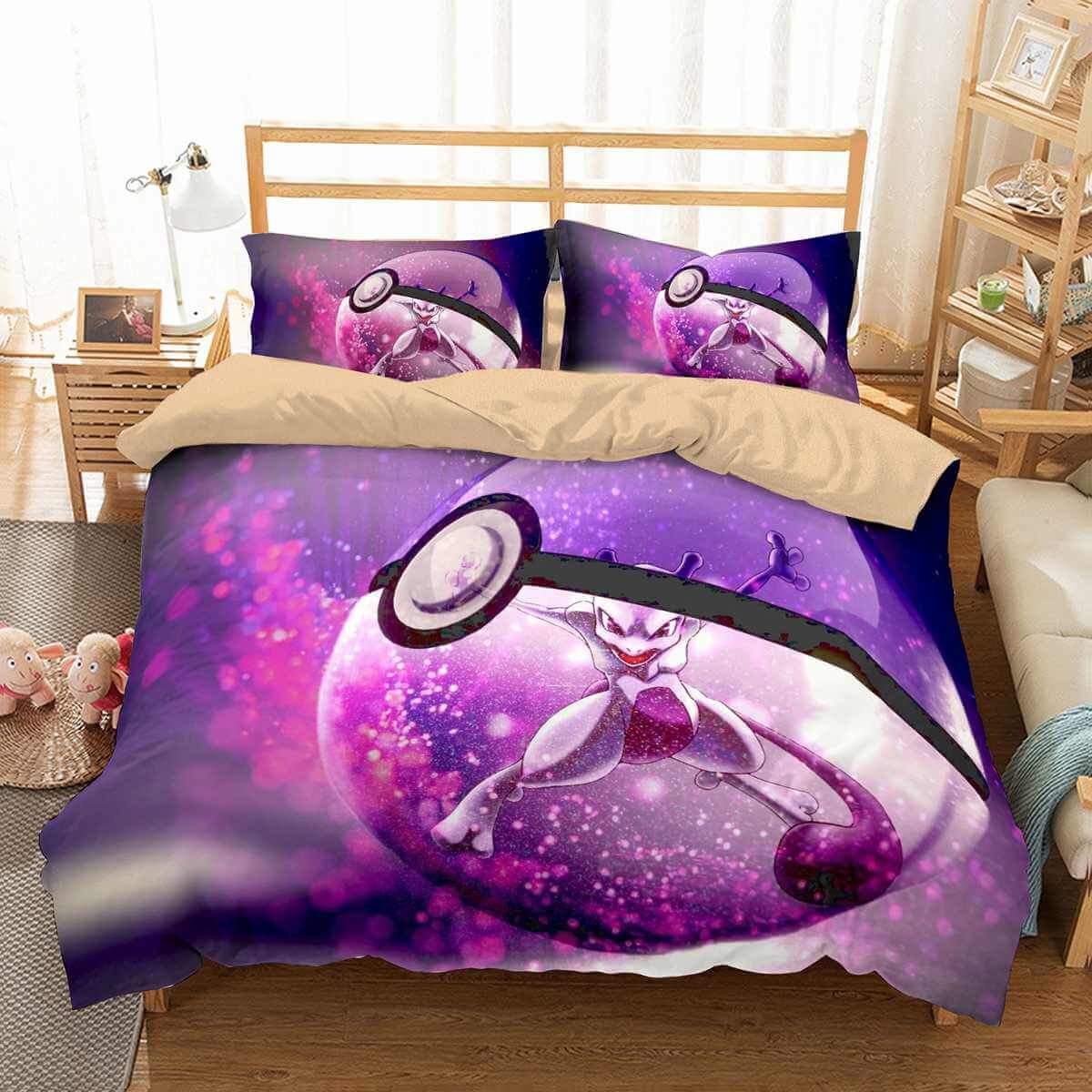 Pokemon Go 3D Customized Duvet Cover Bedding Set