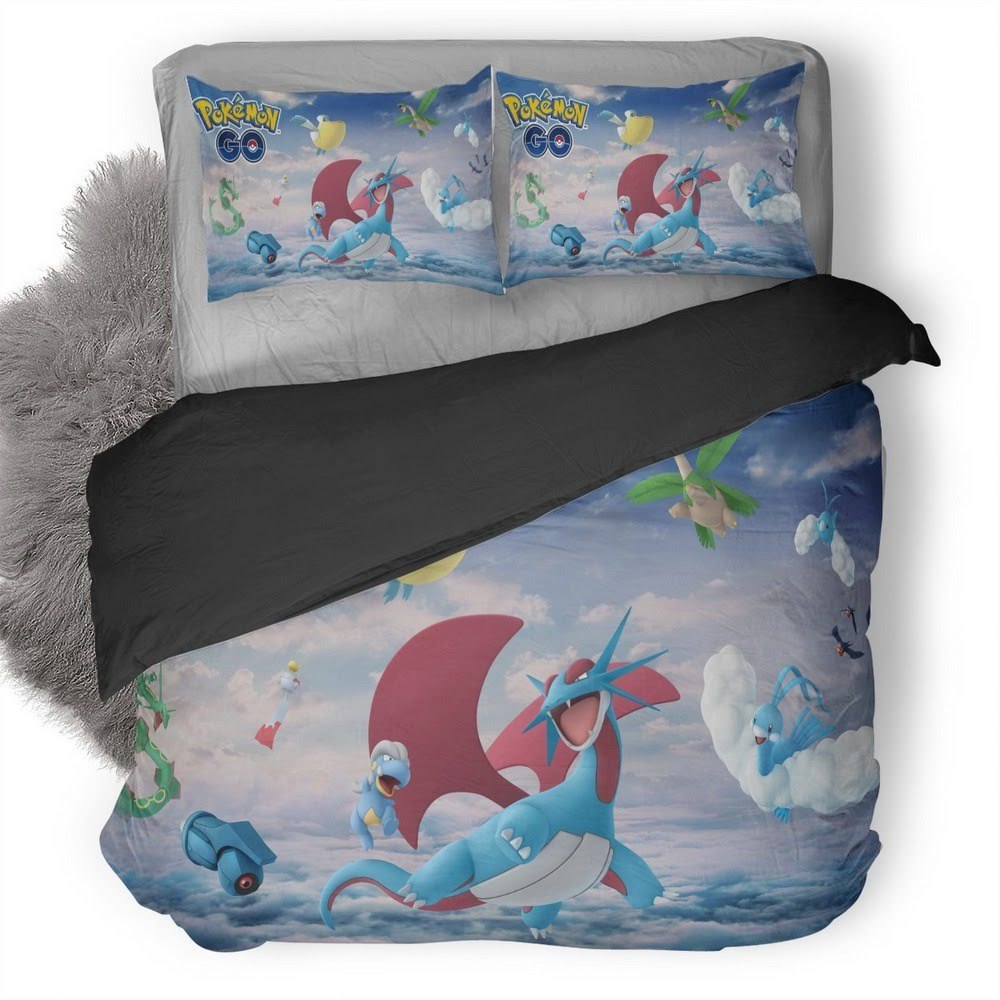 Pokemon Go Hoenn 3D Customized Duvet Cover Bedding Set
