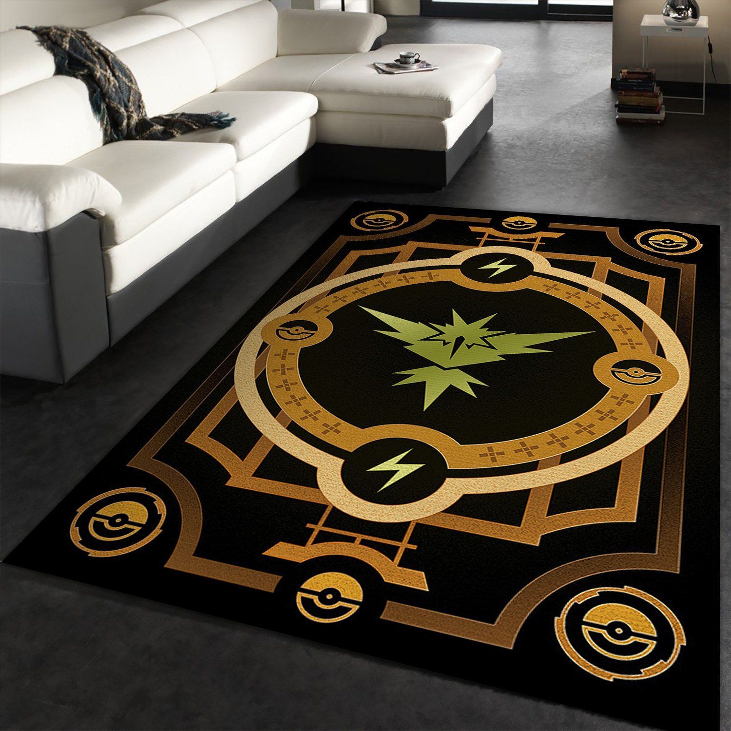 Pokemon Go Instinct Rectangle Rug – Custom Size And Printing