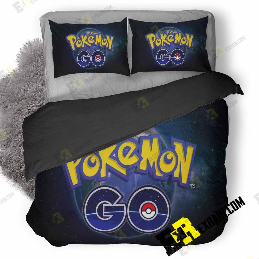Pokemon Go Original Cover Qhd 3D Customized Duvet Cover Bedding Set