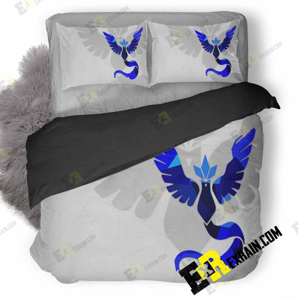 Pokemon Go Team Mystic Ap 3D Customized Duvet Cover Bedding Set