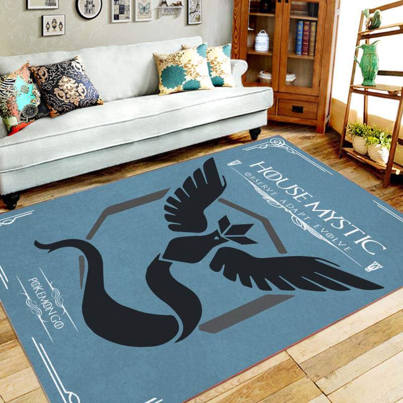Pokemon Go Team Mystic Area Rectangle Rug