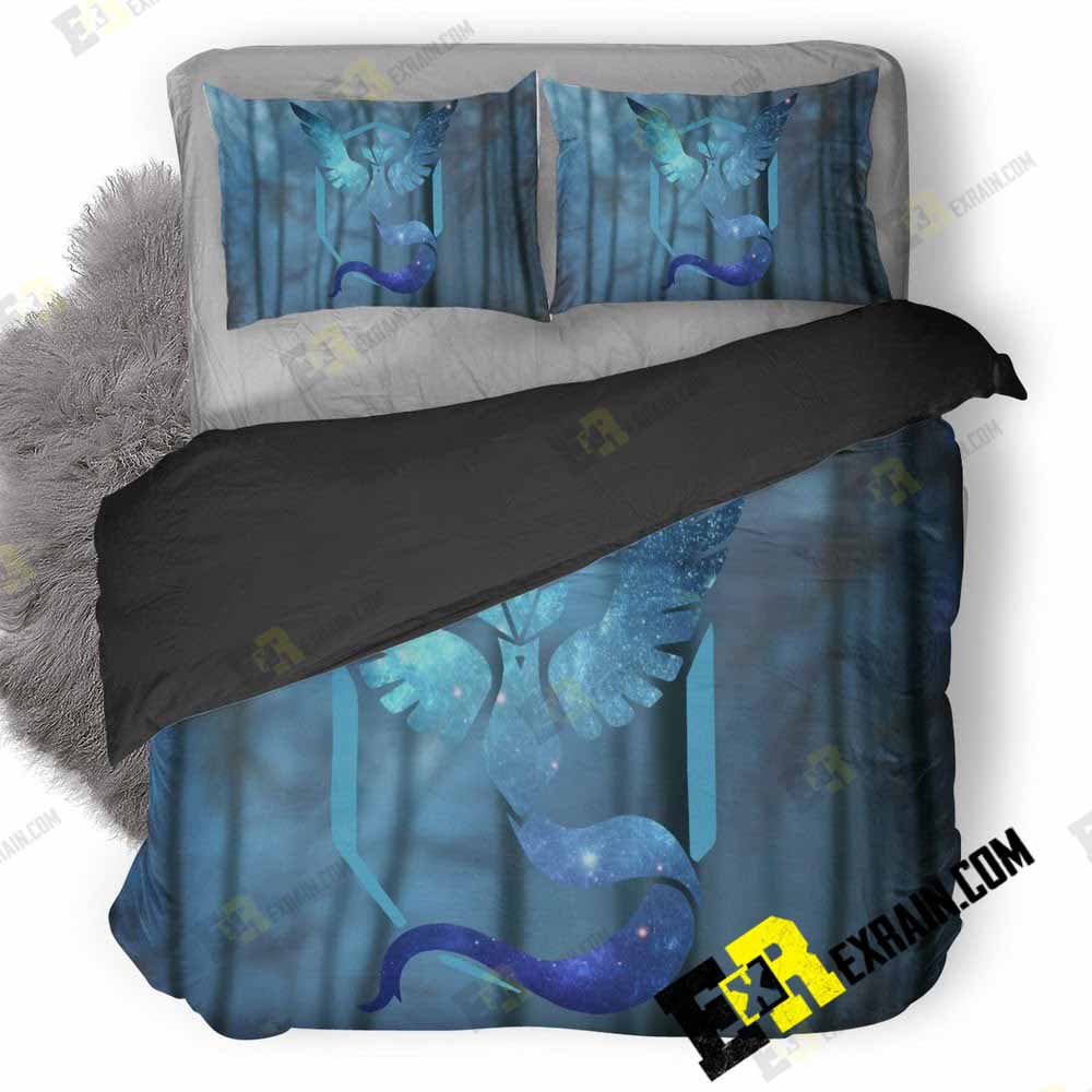 Pokemon Go Team Mystic Hd Ap 3D Customized Duvet Cover Bedding Set