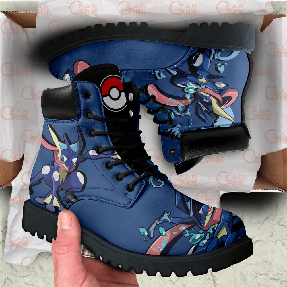 Pokemon Greninja Boots Custom Anime Shoes