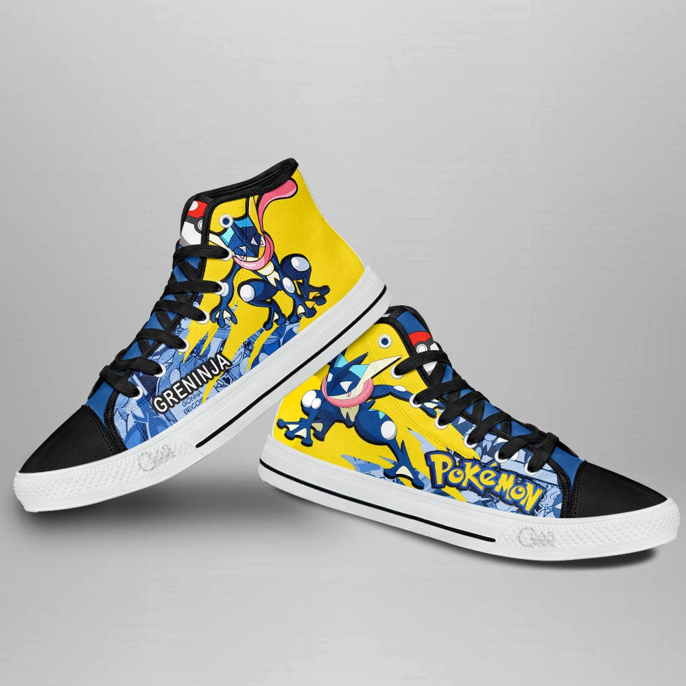 Pokemon Greninja High Top Shoes Custom Anime Sneakers