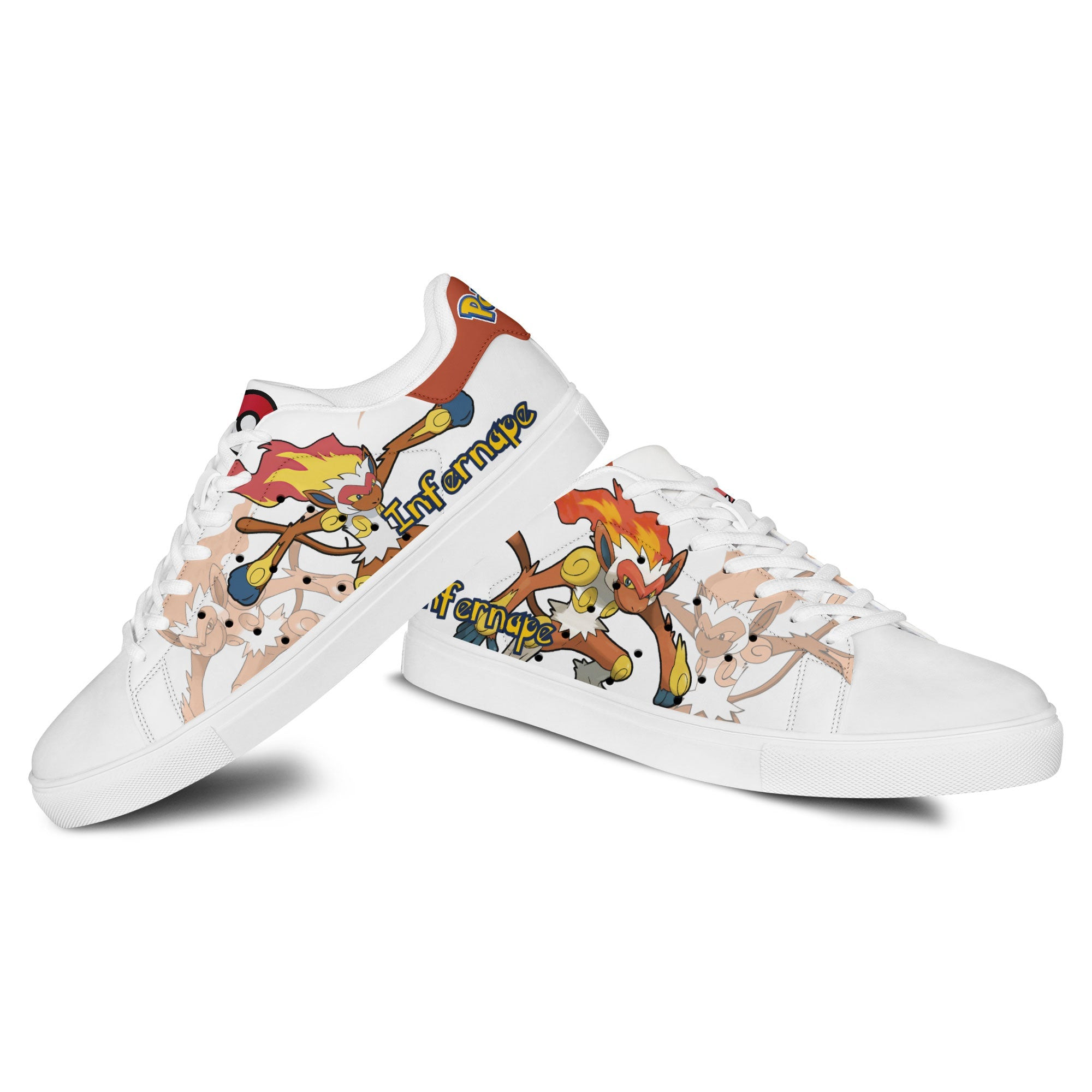 Pokemon Infernape Skate Sneakers Custom Anime Shoes