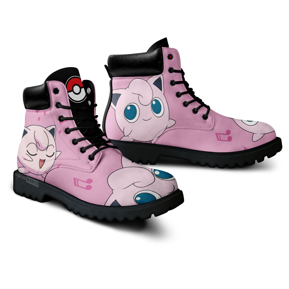 Pokemon Jigglypuff Boots Custom Anime Shoes