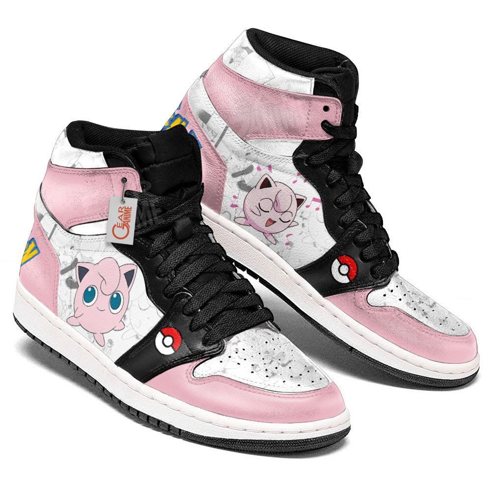 Pokemon Jigglypuff Manga Anime Shoes, Air Jordan Hightop