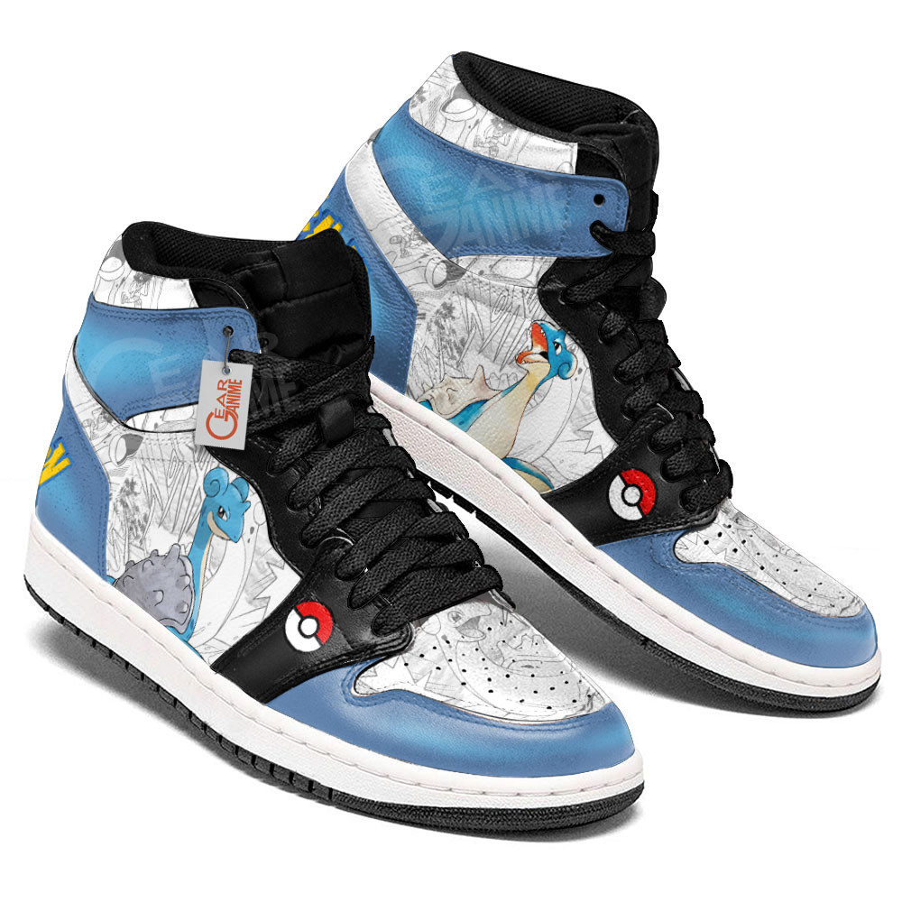 Pokemon Lapras Manga Anime Shoes, Air Jordan Hightop