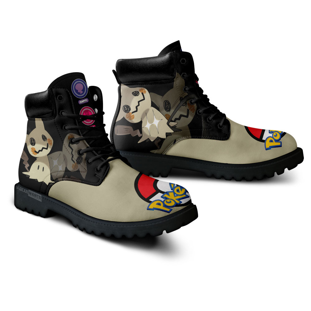 Pokemon Mimikyu Boots Anime Custom Shoes