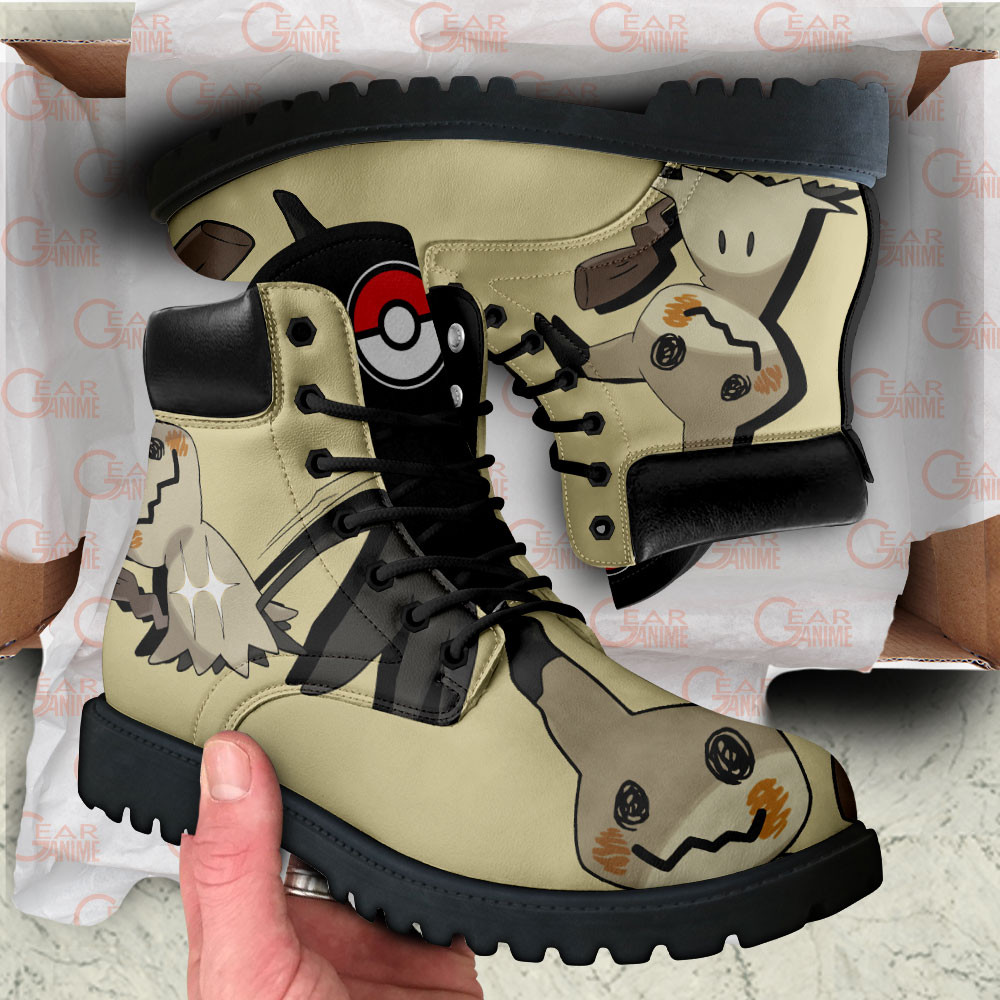 Pokemon Mimikyu Boots Custom Anime Shoes