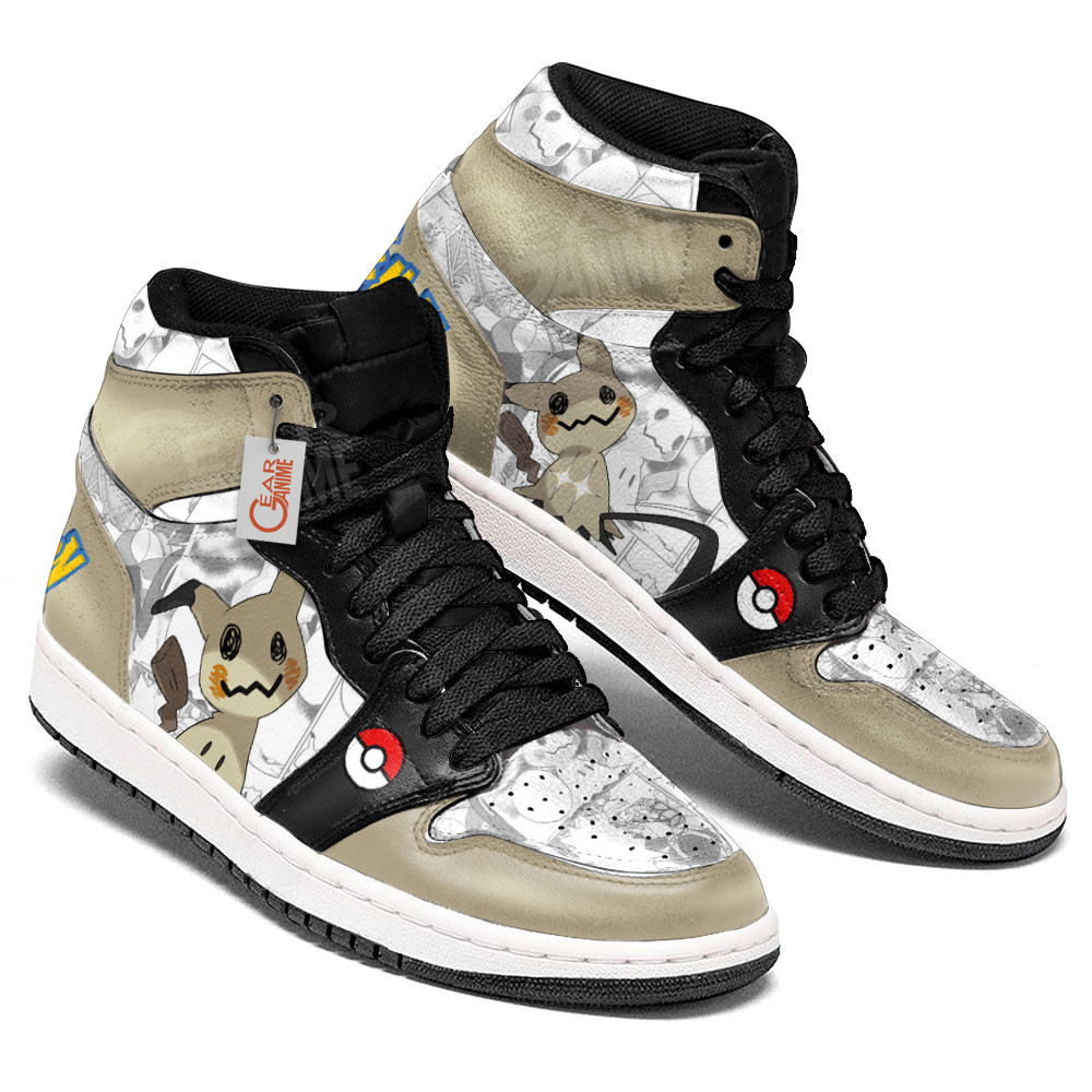 Pokemon Mimikyu Manga Anime Shoes, Air Jordan Hightop
